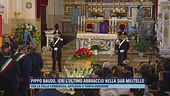 Pippo Baudo, ieri l'ultimo abbraccio nella sua Militello