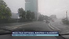 Mezza Italia sott'acqua, nubifragi e allagamenti