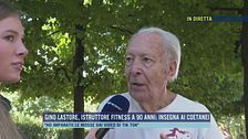 Gino Lastore, istruttore fitness a 90 anni: insegna ai coetanei