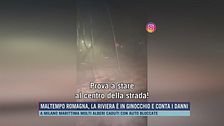 Maltempo Romagna, paura a Milano marittima