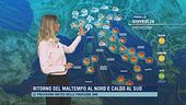 Ritorno del maltempo al nord e caldo al sud