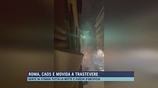 Roma, caos e movida a Trastevere