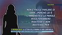 La lettera della mamma di Sara Campanella