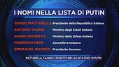 La lista di Vladimir Vladimirovic Putin