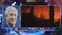 Antonio Tajani in diretta