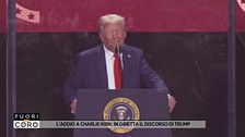 L'addio a Charlie Kirk: in diretta il discorso di Trump