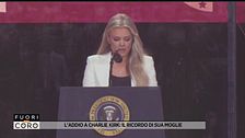 L'addio a Charlie Kirk, la vedova: "Perdono il killer di mio marito"
