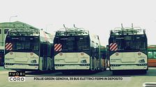 Follie green: Genova, 39 bus elettrici fermi in deposito