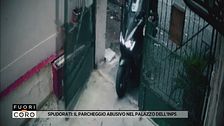 Spudorati: il parcheggio abusivo nel palazzo dell'Inps