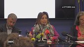 La conferenza stampa dei parlamentari rientrati in Italia