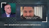 Cicalone picchiato, il suo aggressore lo sbeffeggia sui social