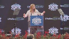 Meloni ad Atreju: basta con il buonismo e il giustificazionismo della sinistra