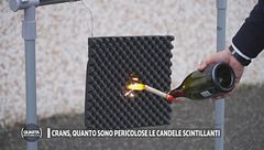 Crans, quanto sono pericolose le candele scintillanti