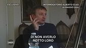 Garlasco, Alberto Stasi sul pezzo di muretto rotto