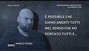 L'audio della deposizione di Marco Poggi sull'impronta 33