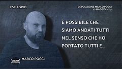 L'audio della deposizione di Marco Poggi sull'impronta 33