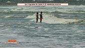 Gli italiani in crisi e le spiagge vuote