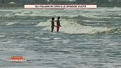 Gli italiani in crisi e le spiagge vuote