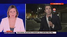 Bologna: scontri e idranti al corteo Pro Pal