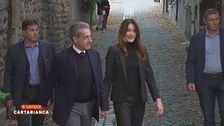 L'arrivo di Nicolas Sárközy nel carcere di Santé