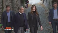 L'arrivo di Nicolas Sárközy nel carcere di Santé