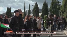 Raduno a Predappio: tornano i saluti romani