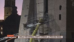 Crollo Fori Imperiali, morto l'operaio. La procura indaga