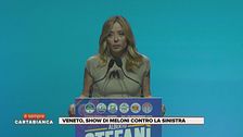 Veneto: show di Meloni contro la sinistra