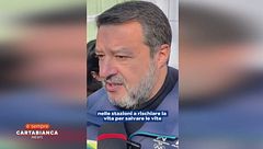 Matteo Salvini: "Sono dalla parte del poliziotto, senza se e senza ma"