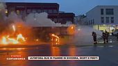Ultim'ora: bus in fiamme in Svizzera, morti e feriti