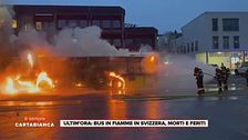 Ultim'ora: bus in fiamme in Svizzera, morti e feriti