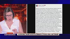 Trump accetta cessate il fuoco per 2 settimane