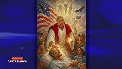 Polemiche per un'immagine di Trump