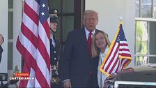 Giorgia Meloni su Trump negli ultimi mesi
