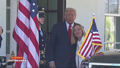 Giorgia Meloni su Trump negli ultimi mesi