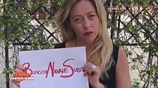 Giorgia Meloni nel 2018: "Blocco navale subito"