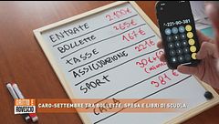 Caro-settembre tra bollette, spese e libri di scuola