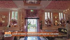 Lusso estremo, pizza allo champagne da 1400 euro