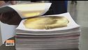 Foglie d'oro per piatti esclusivi, l'azienda del lusso