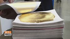 Foglie d'oro per piatti esclusivi, l'azienda del lusso