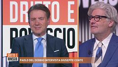Paolo Del Debbio intervista Giuseppe Conte