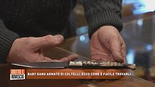 Baby gang armate di coltelli, ecco come è facile trovarli