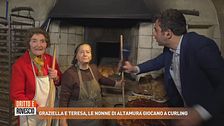 Graziella e Teresa, le nonne di Altamura giocano a curling