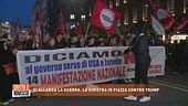 Si allarga la guerra, la sinistra in piazza contro Trump
