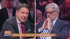 Paolo Del Debbio intervista il leader del M5S, Giuseppe Conte