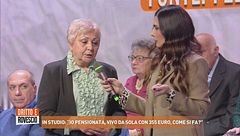 In studio: "Io pensionata, vivo da sola con 355 euro, come si fa?"