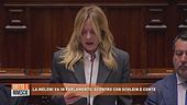 La Meloni va in parlamento, scontro con Schlein e Conte