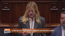 La Meloni va in parlamento, scontro con Schlein e Conte