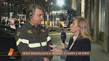 Tram deragliato a Milano: parla il Vice Comandante dei Vigili del Fuoco
