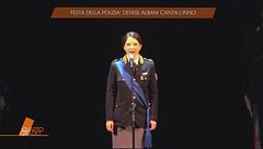 Festa della Polizia: Denise Albani canta l'Inno Nazionale